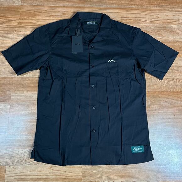 Afield Out Equipment inc. Button Down Black Shirt Men’s Sz M New - Picture 3 of 6